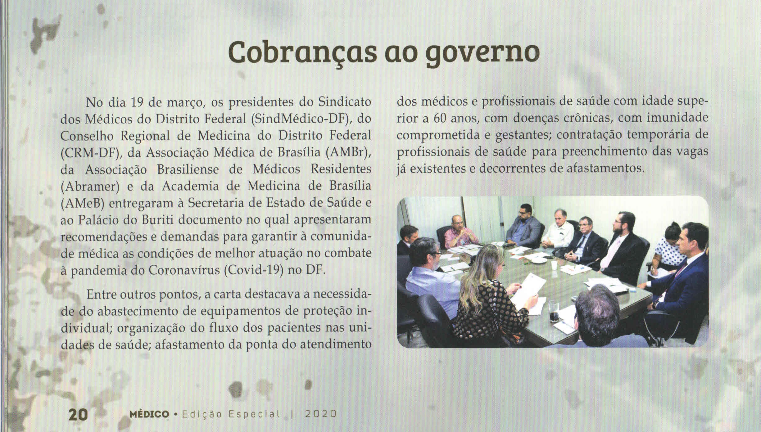 cobranças ao governo   sindmedico